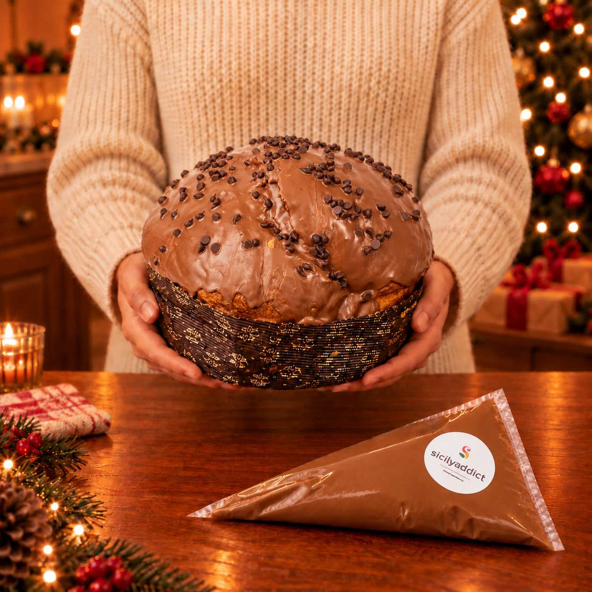 Panettone artigianale al Cioccolato