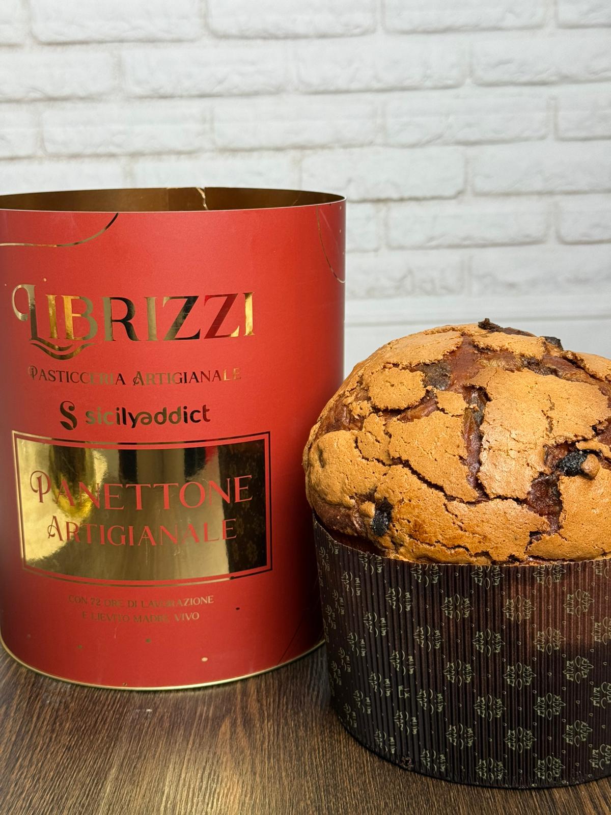 Panettone Pistacchio e Lamponi Linea Librizzi Deluxe 1kg