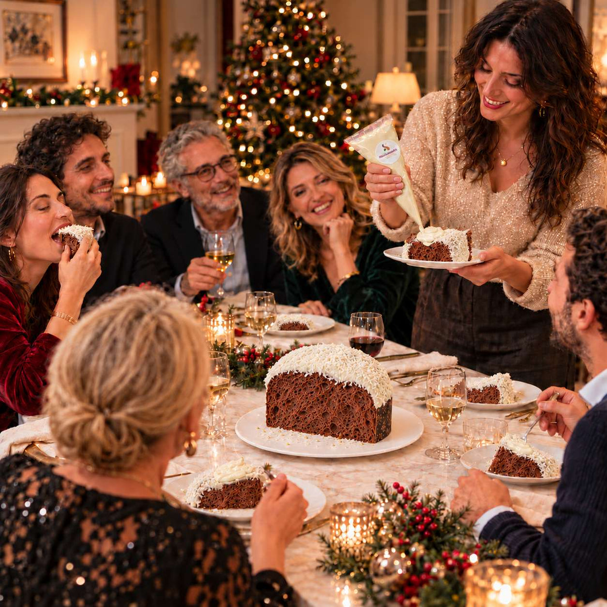 Panettone artigianale al cioccolato e Cocco Ciokococco