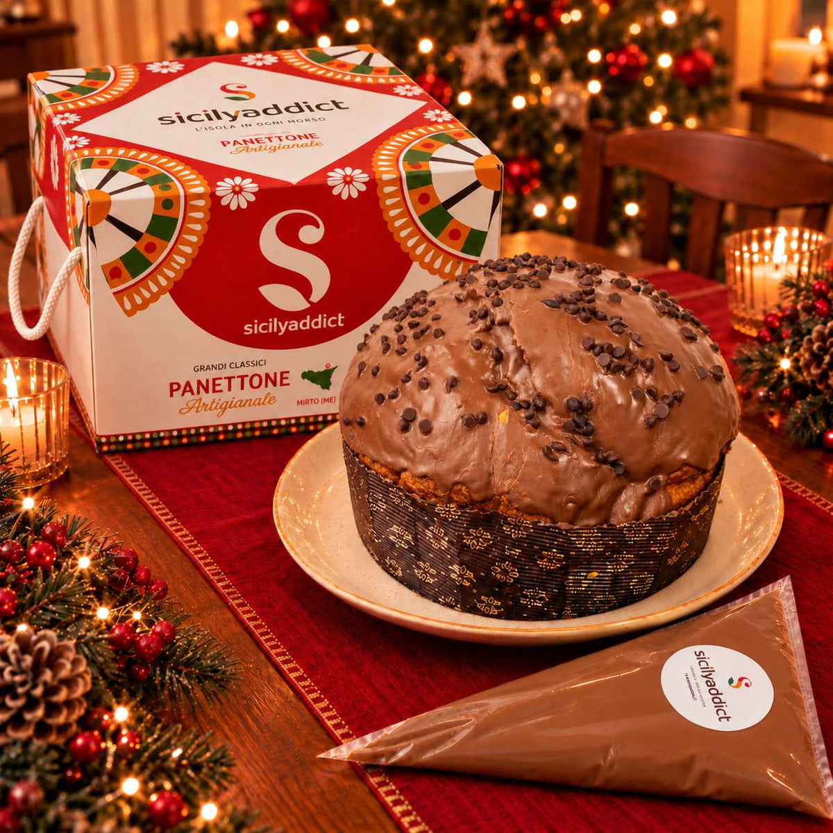 Panettone artigianale al Cioccolato