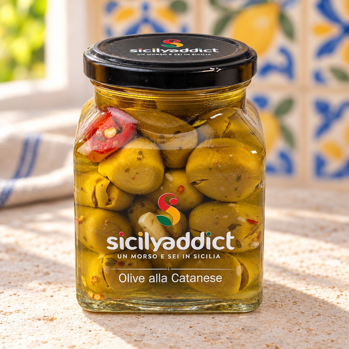 Olive alla catanese 280g - SicilyAddict