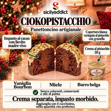 Panettoncino artigianale al cioccolato e pistacchio ciokopistacchio · Foto 3