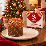 Panettoncino artigianale Caramello, Cioccolato e arachidi · Scatola singola SicilyAddict