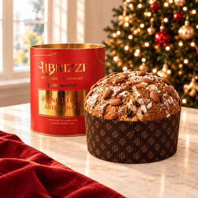 Panettone Amarene e Cioccolato Linea Librizzi Deluxe 1kg - SicilyAddict