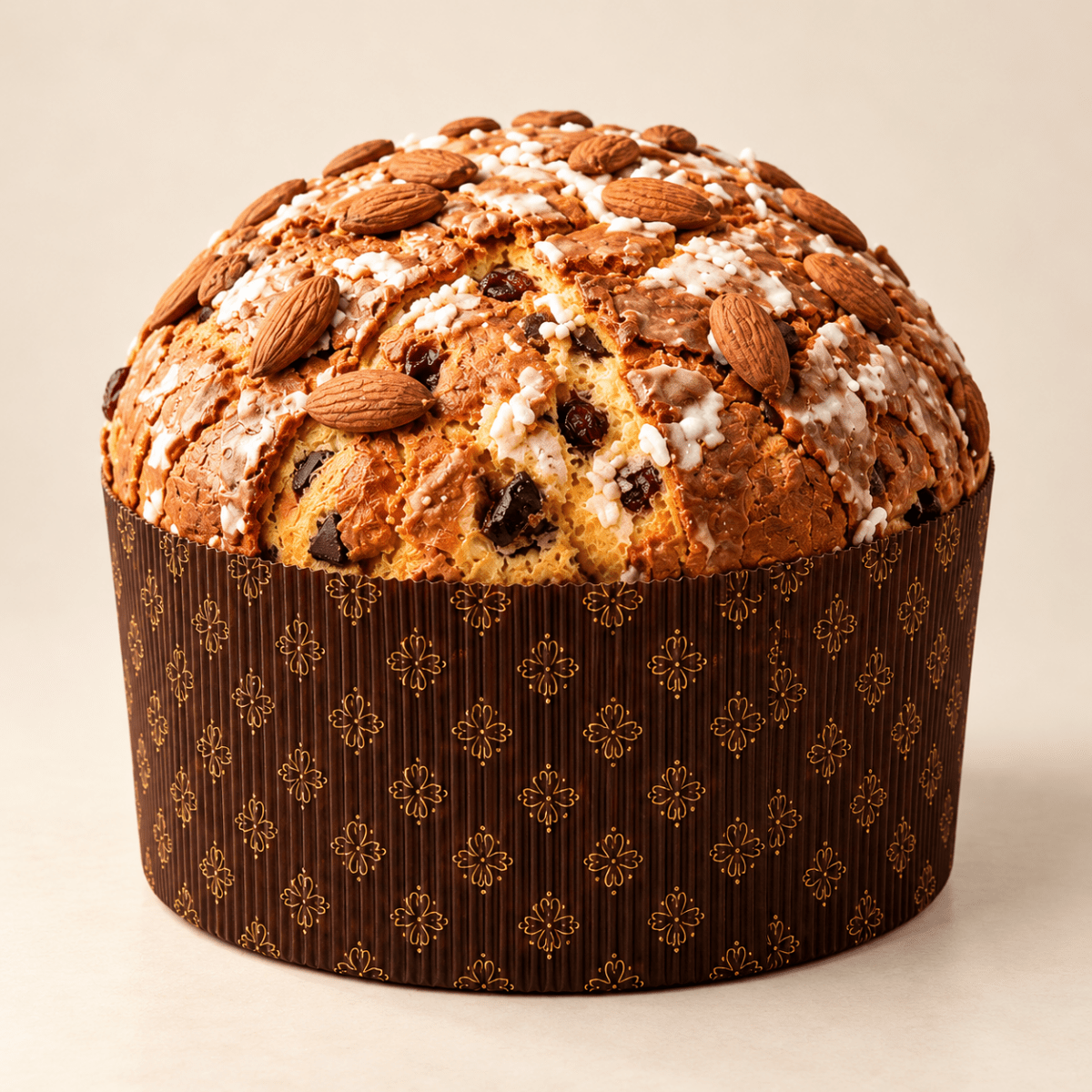 Panettone Amarene e Cioccolato Linea Librizzi Deluxe 1kg - SicilyAddict
