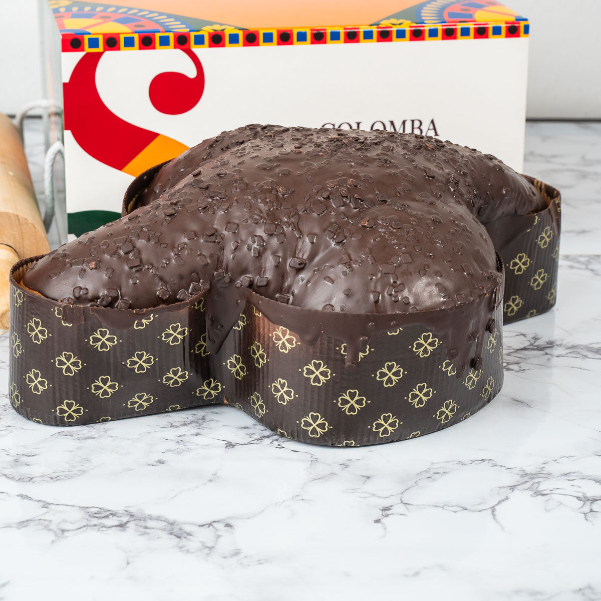 Colomba artigianale farcita al cioccolato fondente 1,1kg