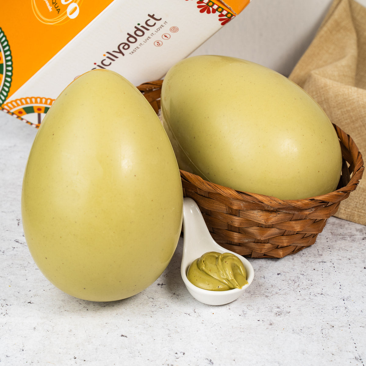 Uovo di Pasqua artigianale Pistacchiotto 350g