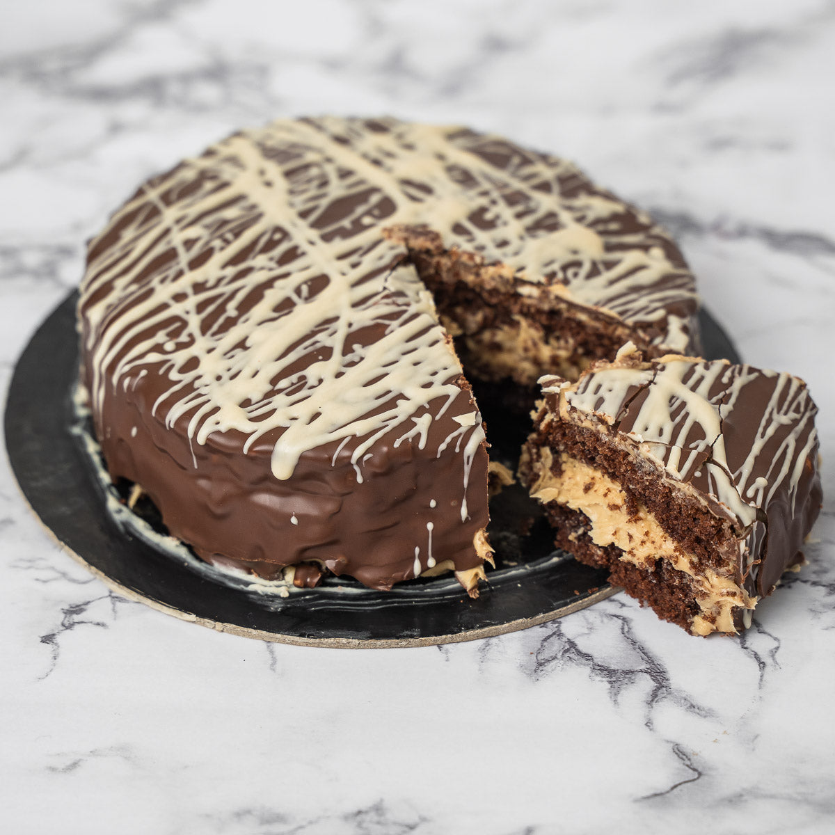 Torta con crema di nocciole Ciokobueno 600g