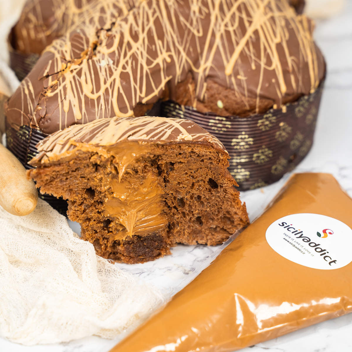 Colomba al caramello salato artigianale Ciokocaramel