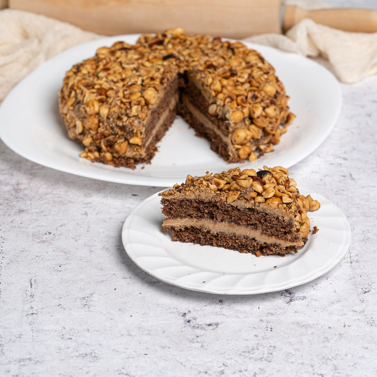 Torta di nocciole 600g