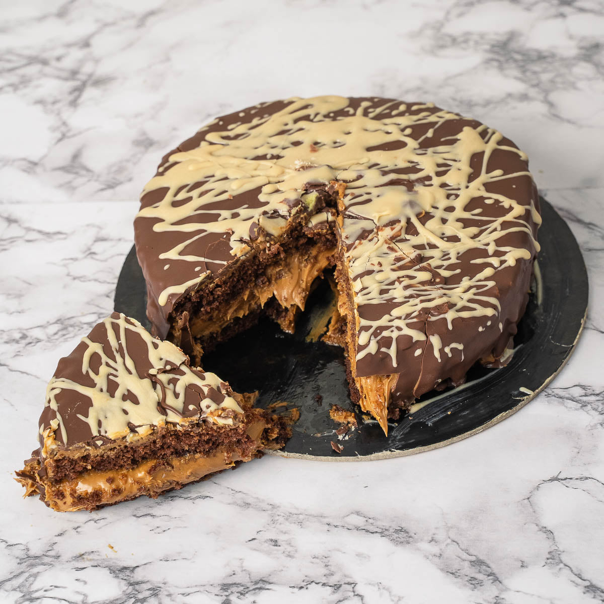Torta al cioccolato e caramello salato Ciokocaramel 600g