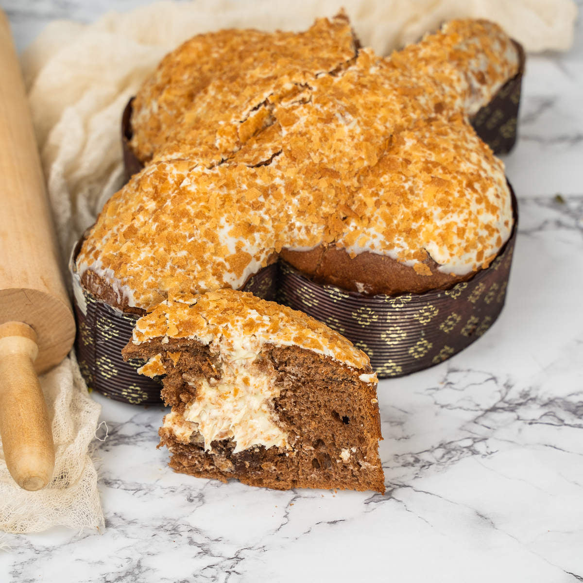 Colomba al cioccolato e cereali artigianale Ciokocereali