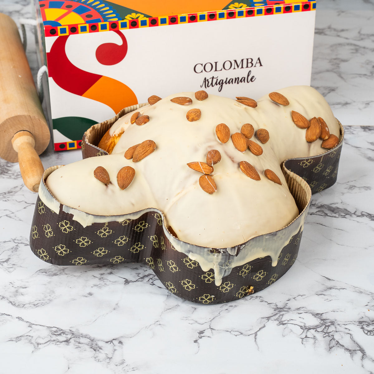 Colomba artigianale farcita alla mandorla 1,1kg